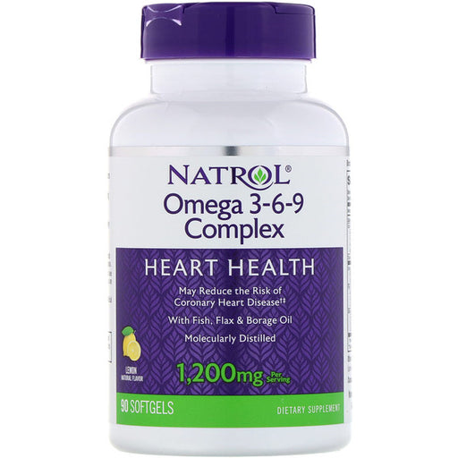 Omega 3-6-9 Complex Natrol 90 Softgels 