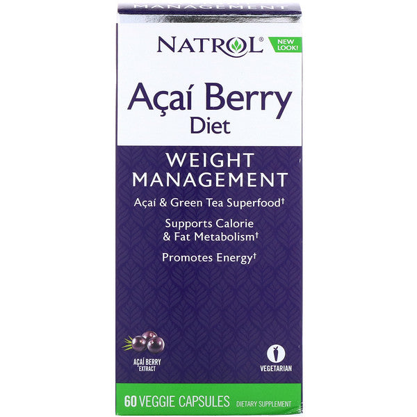 Açai Berry Diet Natrol - 60 Cáps