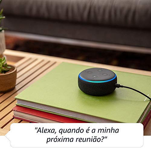 Echo Dot (3rd Gen): Talk to Alexa in Portuguese 