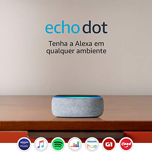 Echo Dot (3ª Geração): Fale com Alexa em Português