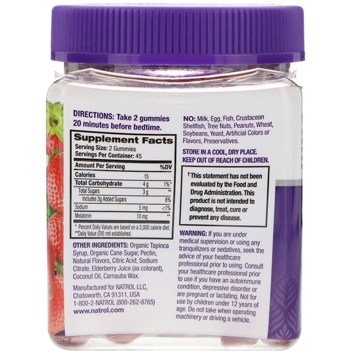 Melatonin 10 mg Natrol - 90 Gummies 