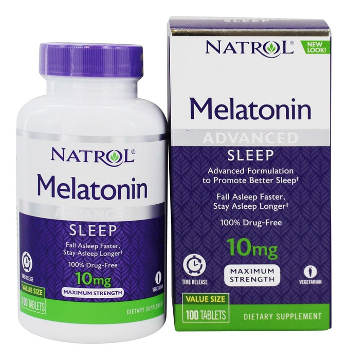 Melatonina NATROL - Advanced Sleep 10mg (100 tabletes)