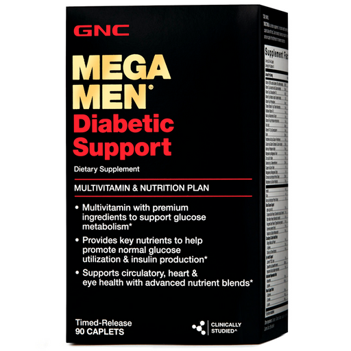 GNC Mega Men Diabetic Support - 90 Cápsulas 